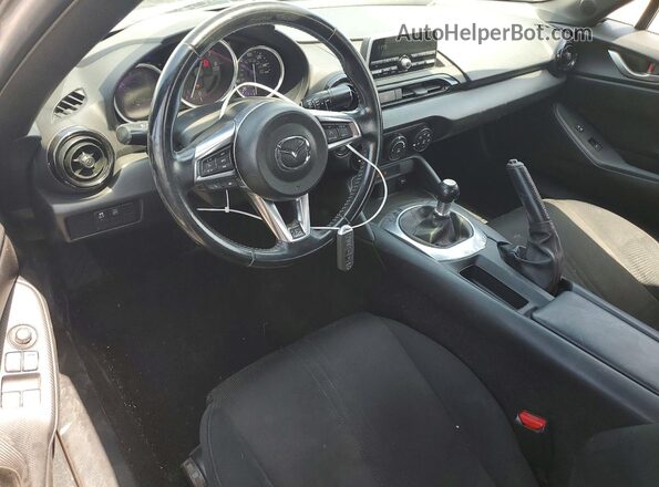 JM1NDAB73H0120820 2017 MAZDA MX-5 Silver Widok deski rozdzielczej
