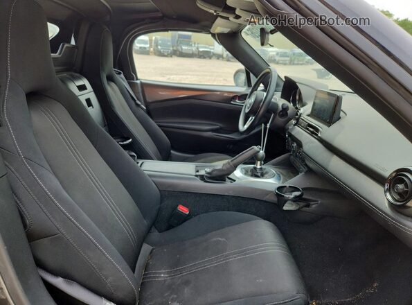 JM1NDAC72P0553056 2023 MAZDA MX-5 Gray Widok tylnych siedzeń