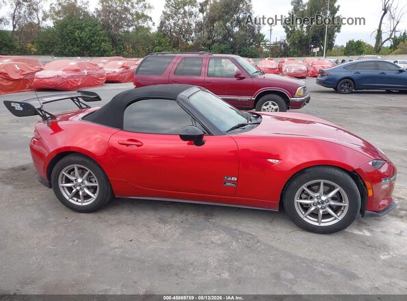 JM1NDAC76G0114152 2016 MAZDA MX-5 MIATA Red უკანა სალონის ხედი