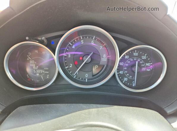 JM1NDAC77G0117562 2016 MAZDA MX-5 Белый Вид щитка приборов