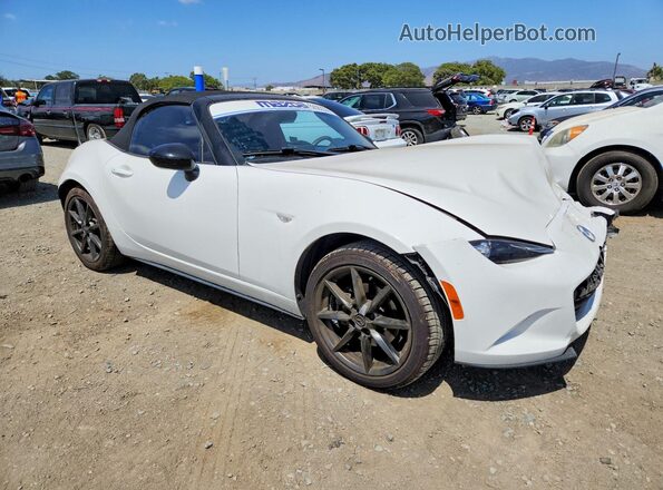 JM1NDAC77G0117562 2016 MAZDA MX-5 Белый Передняя правая четверть