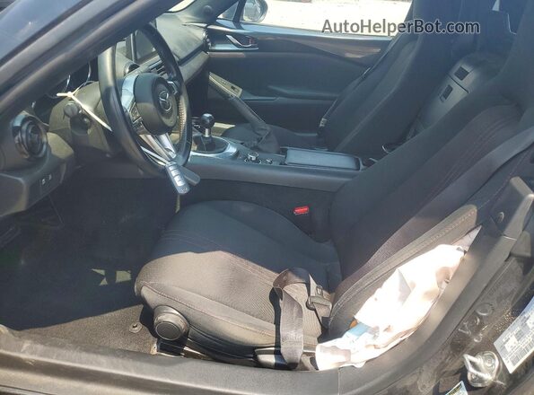 JM1NDAC79G0105364 2016 MAZDA MX-5 Gray Widok wnętrza z przodu