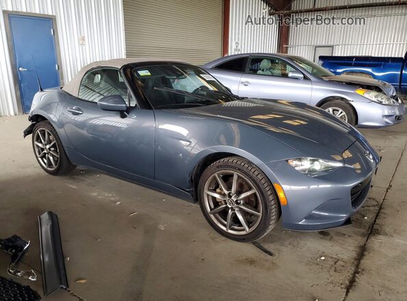 JM1NDAD71M0450656 2021 MAZDA MX-5 Blue Przód prawy