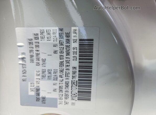 JM1NDAD71T0702663 2026 MAZDA MX-5 White Widok komory silnika