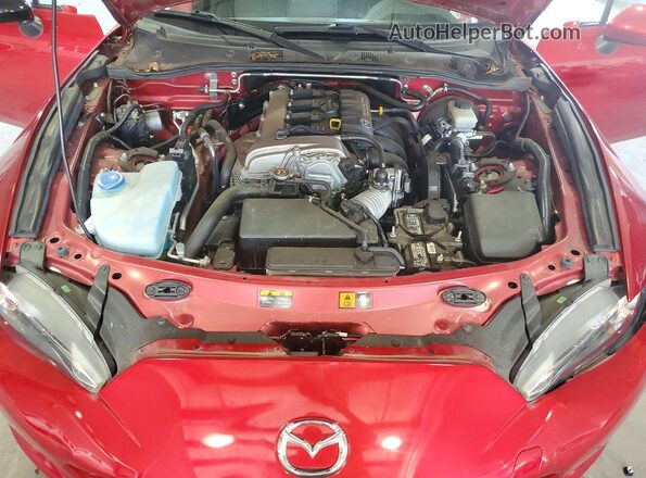 JM1NDAD72G0116320 2016 MAZDA MX-5 Red Rear interior view