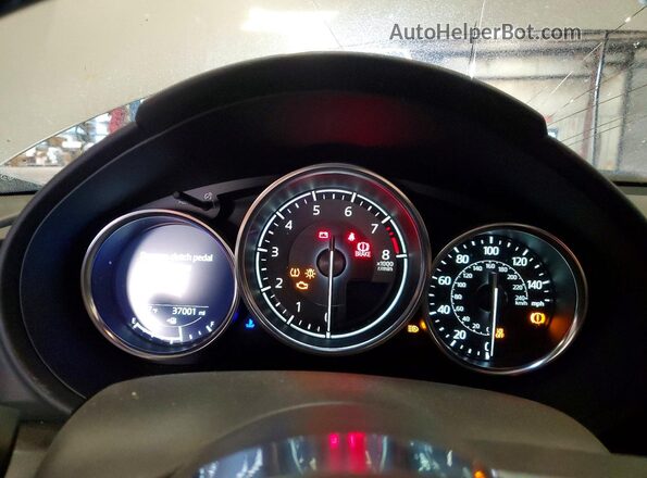 JM1NDAD73P0551900 2023 MAZDA MX-5 Серебряный Вид щитка приборов