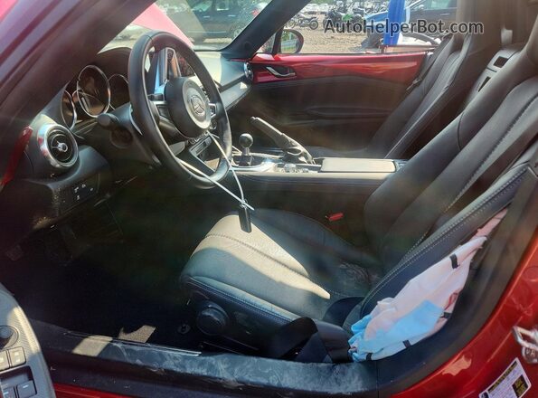 JM1NDAD73R0604730 2024 MAZDA MX-5 Red Widok wnętrza z przodu