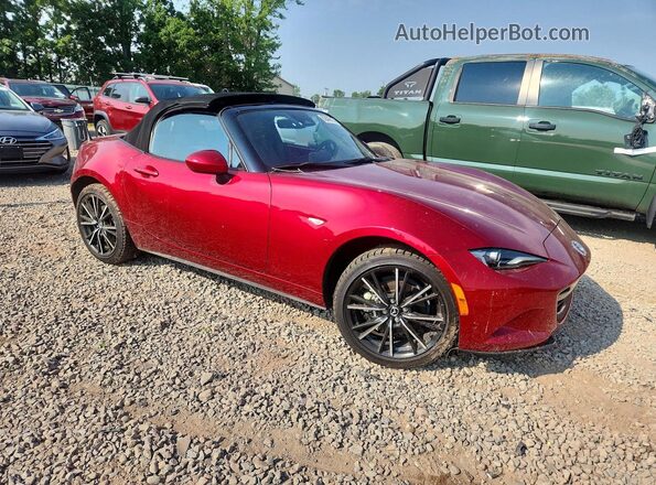 JM1NDAD73R0604730 2024 MAZDA MX-5 Red Przód prawy