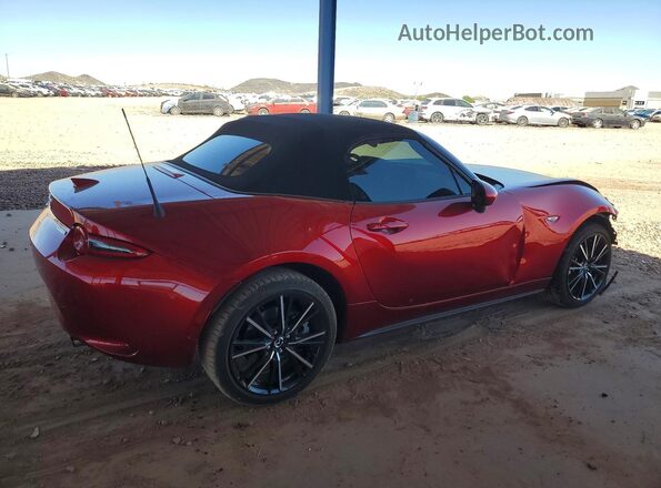 JM1NDAD73R0608163 2024 MAZDA MX-5 Темно-бордовый Задняя правая четверть