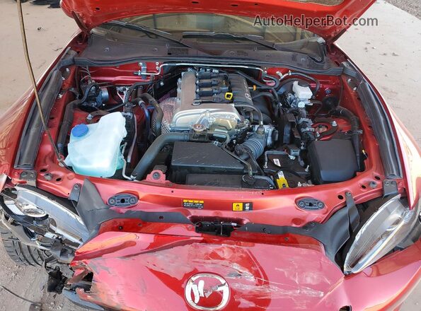 JM1NDAD73R0608163 2024 MAZDA MX-5 Темно-бордовый Вид задней части салона
