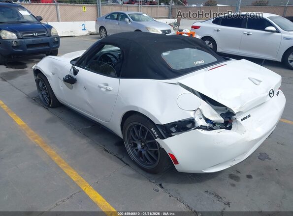 JM1NDAD74G0107070 2016 MAZDA MX-5 MIATA White Trasero izquierdo