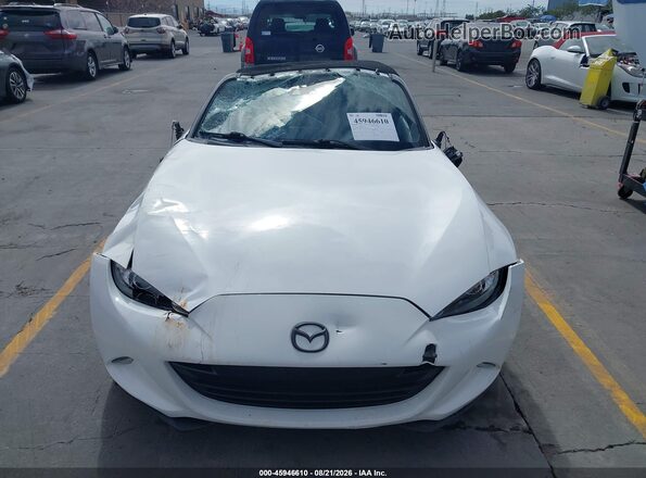 JM1NDAD74G0107070 2016 MAZDA MX-5 MIATA White Vista interior trasera