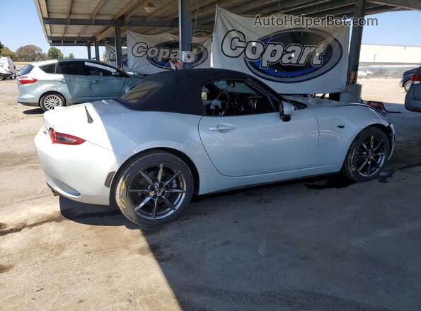 JM1NDAD74H0124520 2017 MAZDA MX-5 Серый Задняя правая четверть