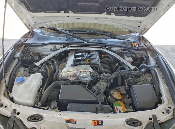 JM1NDAD74H0124520 2017 MAZDA MX-5 Серый Вид задней части салона