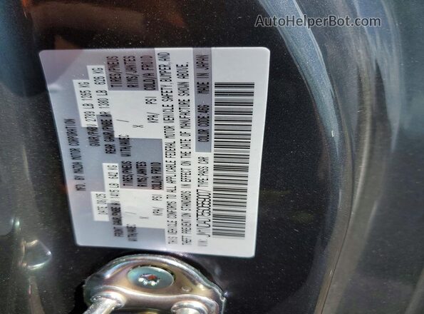 JM1NDAD75S0659007 2025 MAZDA MX-5 Charcoal VIN կոդի պիտակի տեսք