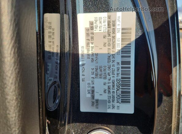 JM1NDAD77M0452430 2021 MAZDA MX-5 Black Vista del compartimento del motor
