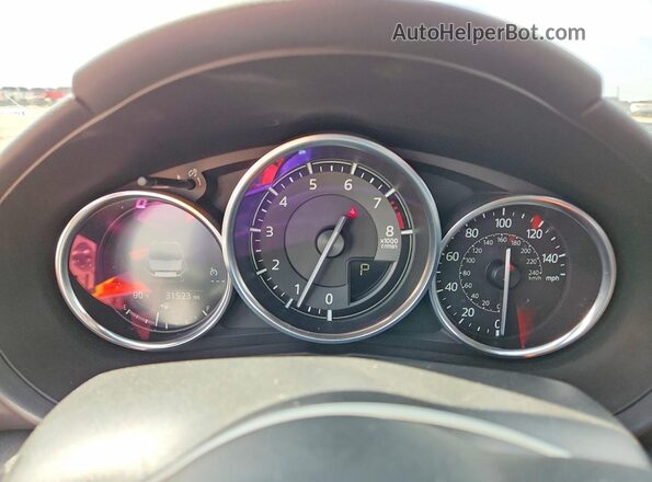 JM1NDAD77N0503877 2022 MAZDA MX-5 Белый Вид щитка приборов