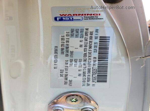 JM1NDAD77N0503877 2022 MAZDA MX-5 Белый Вид наклейки с VIN-кодом
