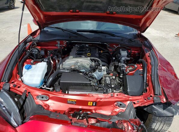 JM1NDAD78N0504858 2022 MAZDA MX-5 Red Widok wnętrza z tyłu
