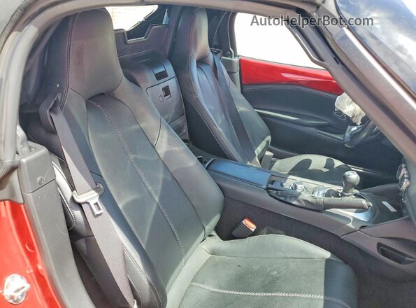 JM1NDAD78N0504858 2022 MAZDA MX-5 Red Widok tylnych siedzeń