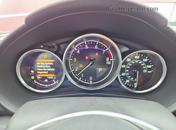 JM1NDAD78S0650981 2025 MAZDA MX-5 Red ხელსაწყოთა პანელის ხედი