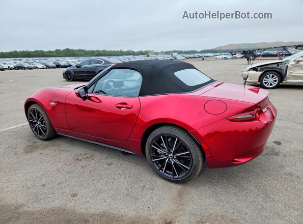 JM1NDAD78S0650981 2025 MAZDA MX-5 Red უკანა მარცხენა