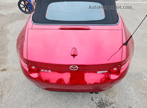 JM1NDAD78S0650981 2025 MAZDA MX-5 Red უკანა სავარძლების ხედი