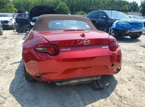 JM1NDAD79K0307385 2019 MAZDA MX-5 Red უკანა ხედი