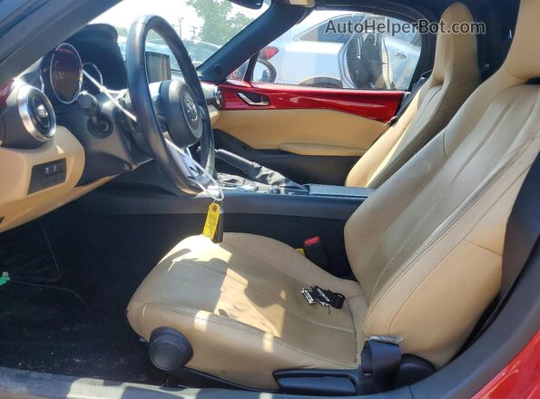 JM1NDAD79K0307385 2019 MAZDA MX-5 Red წინა სალონის ხედი