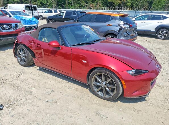 JM1NDAD79K0307385 2019 MAZDA MX-5 Red წინა მარჯვენა