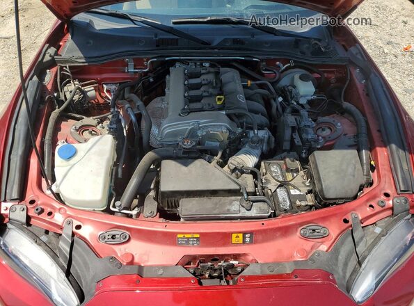 JM1NDAD79K0307385 2019 MAZDA MX-5 Red უკანა სალონის ხედი