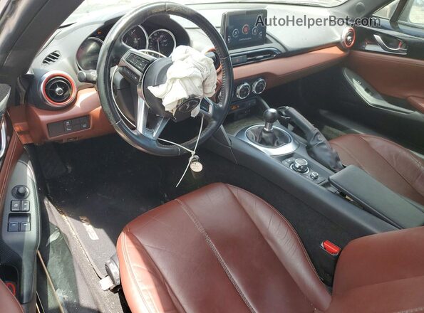 JM1NDAD7XJ0200022 2018 MAZDA MX-5 Charcoal წინა პანელის ხედი
