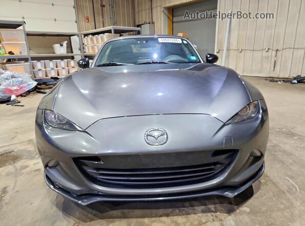 JM1NDAL70H0105142 2017 MAZDA MX-5 Gray Դիմացի տեսք