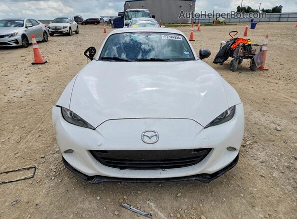 JM1NDAL70J0202704 2018 MAZDA MX-5 White Widok z przodu