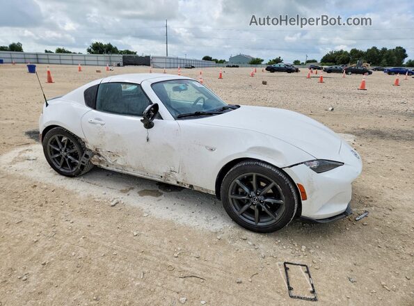 JM1NDAL70J0202704 2018 MAZDA MX-5 White Przód prawy