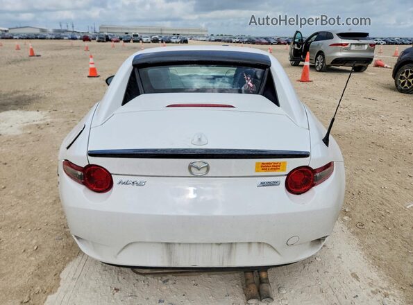 JM1NDAL70J0202704 2018 MAZDA MX-5 White Widok z tyłu