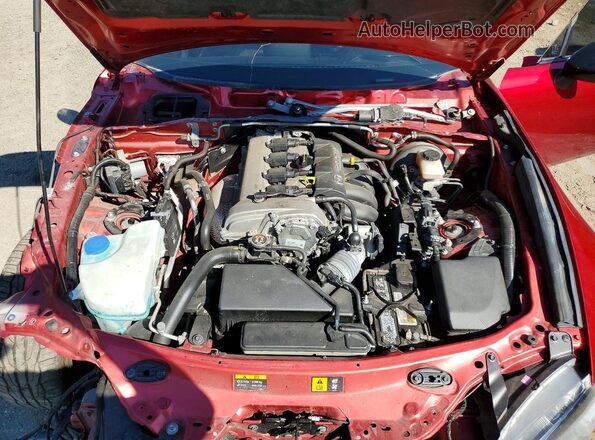 JM1NDAL71K0309360 2019 MAZDA MX-5 Красный Вид задней части салона