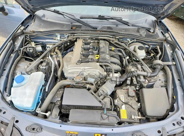 JM1NDAL73L0418551 2020 MAZDA MX-5 Gray Rear interior view