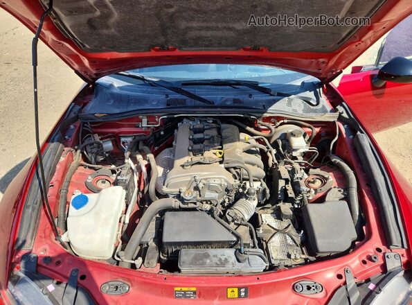 JM1NDAL76L0411173 2020 MAZDA MX-5 Red Вид задньої частини салону