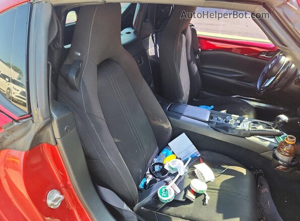JM1NDAL76L0411173 2020 MAZDA MX-5 Red Вид задніх сидінь