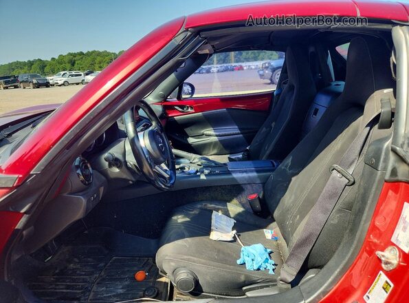 JM1NDAL76L0411173 2020 MAZDA MX-5 Red Вид салону спереду