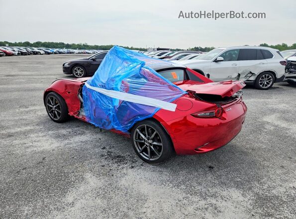 JM1NDAM70H0106757 2017 MAZDA MX-5 Красный Задняя левая четверть