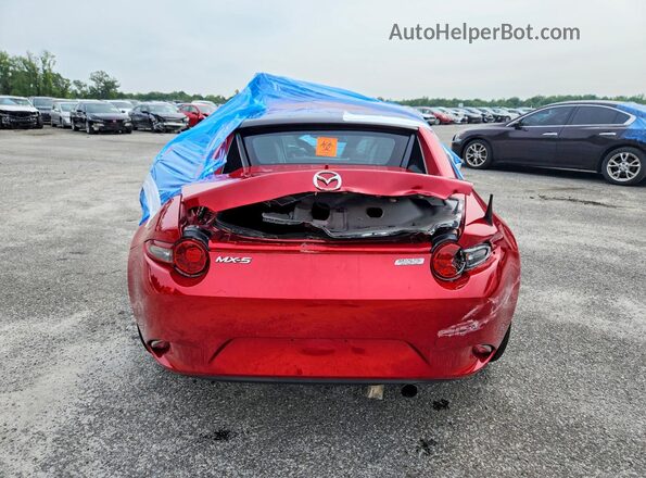 JM1NDAM70H0106757 2017 MAZDA MX-5 Красный Вид сзади