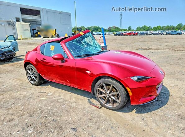 JM1NDAM70H0106757 2017 MAZDA MX-5 Красный Передняя правая четверть