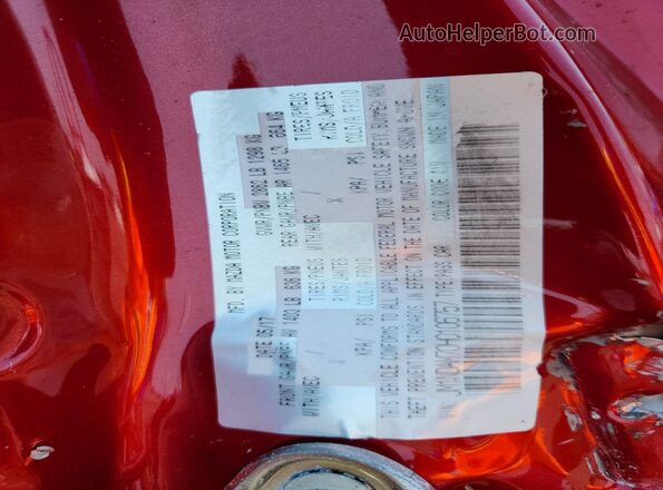 JM1NDAM70H0106757 2017 MAZDA MX-5 Красный Вид подкапотного пространства
