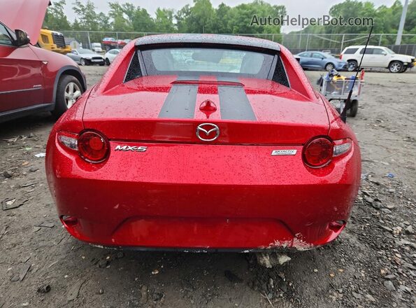 JM1NDAM70H0109609 2017 MAZDA MX-5 Red Հետևի տեսք