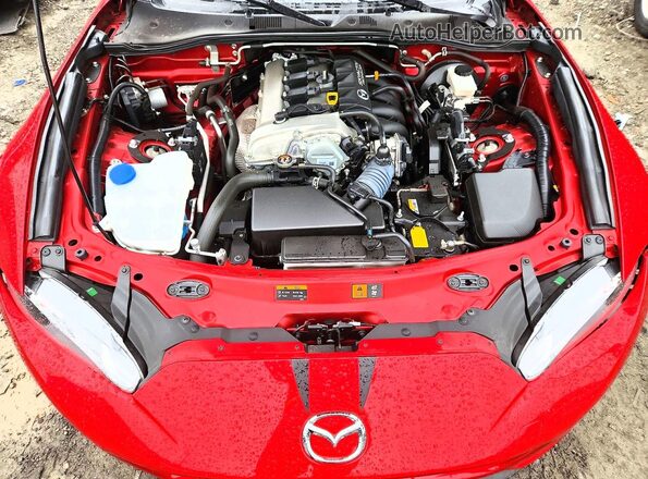 JM1NDAM70H0109609 2017 MAZDA MX-5 Red Սալոնի հետևի տեսք