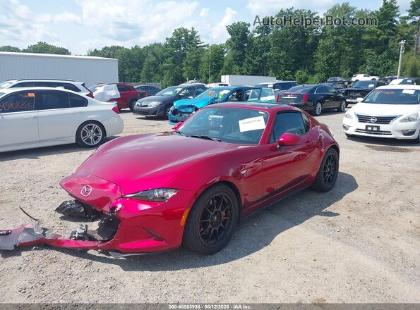 JM1NDAM70K0304813 2019 MAZDA MX-5 MIATA RF Красный Передняя левая четверть