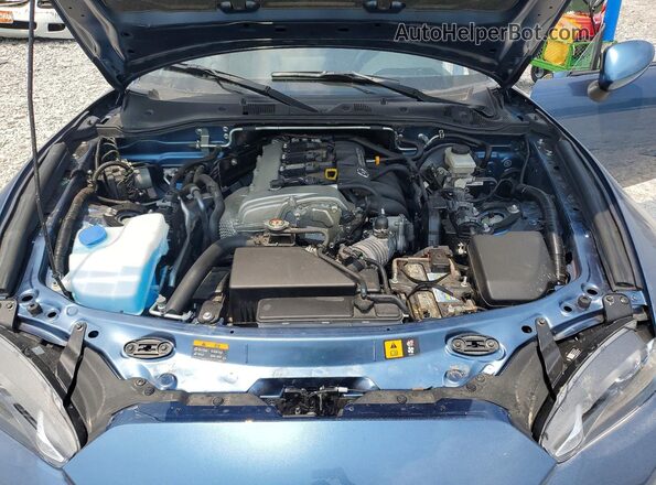 JM1NDAM70K0308537 2019 MAZDA MX-5 Blue Widok wnętrza z tyłu