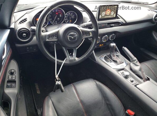JM1NDAM71H0100028 2017 MAZDA MX-5 Blue Vista del salpicadero